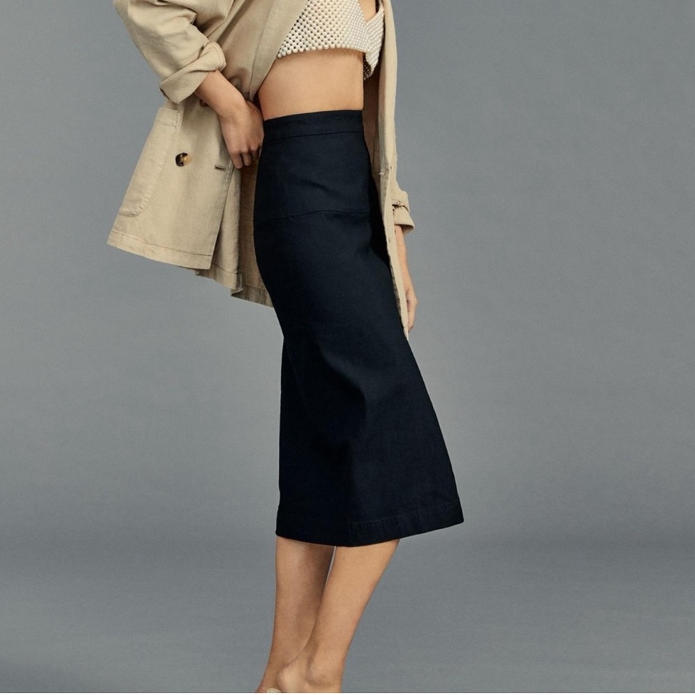 By Anthropologie Toledo Side slit skirt